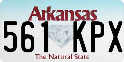 AR license plate 561KPX