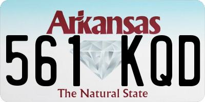 AR license plate 561KQD
