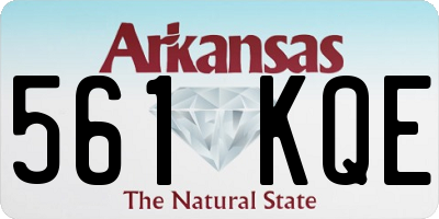 AR license plate 561KQE