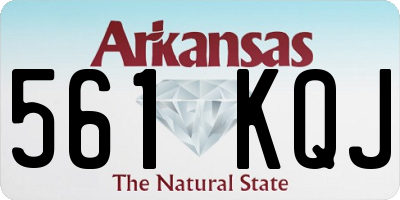 AR license plate 561KQJ