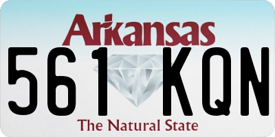 AR license plate 561KQN