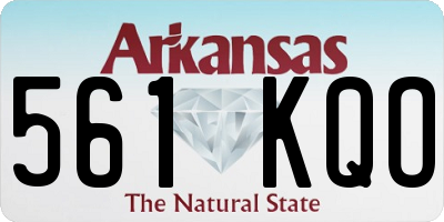 AR license plate 561KQO