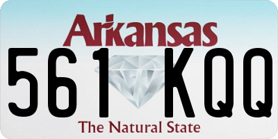 AR license plate 561KQQ