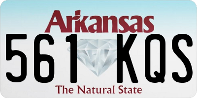 AR license plate 561KQS