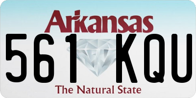 AR license plate 561KQU