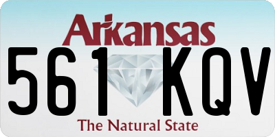 AR license plate 561KQV