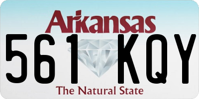 AR license plate 561KQY