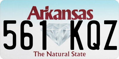 AR license plate 561KQZ