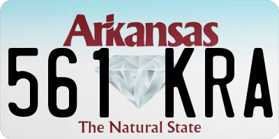 AR license plate 561KRA