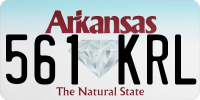 AR license plate 561KRL