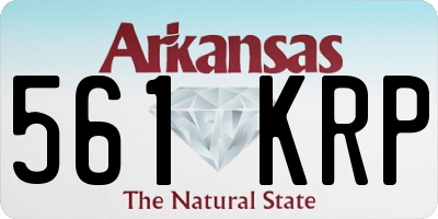 AR license plate 561KRP