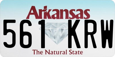 AR license plate 561KRW