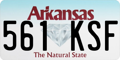 AR license plate 561KSF