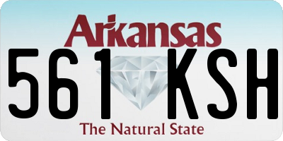 AR license plate 561KSH