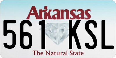 AR license plate 561KSL
