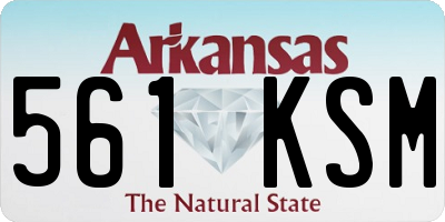 AR license plate 561KSM