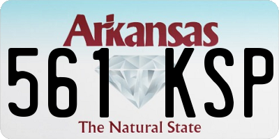 AR license plate 561KSP