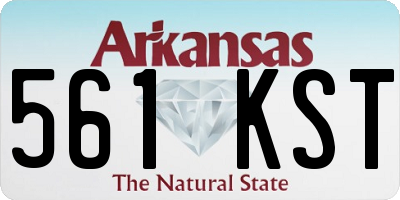 AR license plate 561KST
