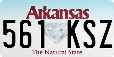 AR license plate 561KSZ