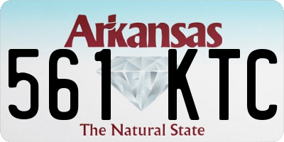 AR license plate 561KTC