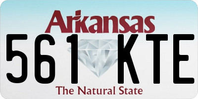 AR license plate 561KTE