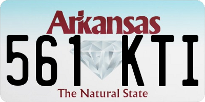 AR license plate 561KTI