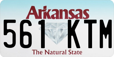 AR license plate 561KTM