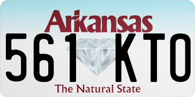 AR license plate 561KTO