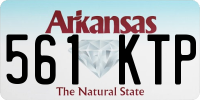 AR license plate 561KTP