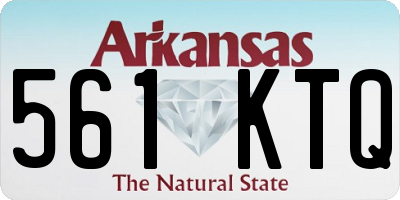 AR license plate 561KTQ