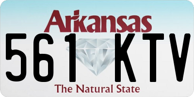 AR license plate 561KTV