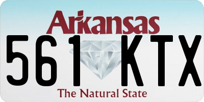 AR license plate 561KTX