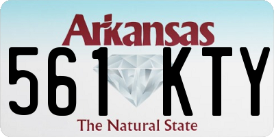 AR license plate 561KTY