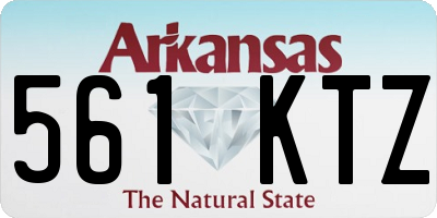 AR license plate 561KTZ