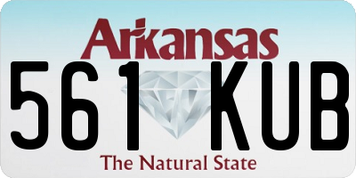 AR license plate 561KUB