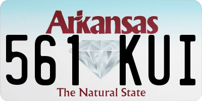 AR license plate 561KUI