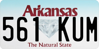 AR license plate 561KUM