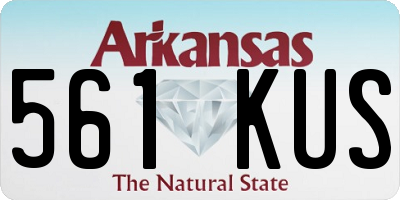 AR license plate 561KUS