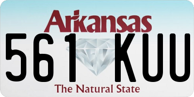 AR license plate 561KUU