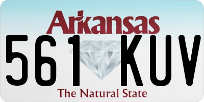 AR license plate 561KUV