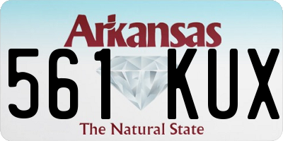 AR license plate 561KUX