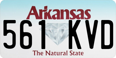 AR license plate 561KVD