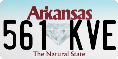 AR license plate 561KVE