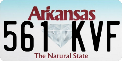 AR license plate 561KVF