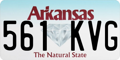 AR license plate 561KVG