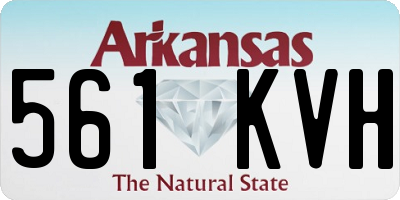 AR license plate 561KVH