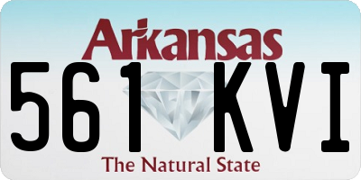 AR license plate 561KVI