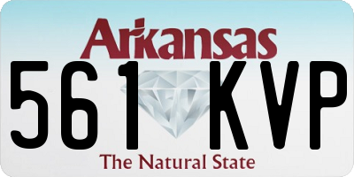 AR license plate 561KVP