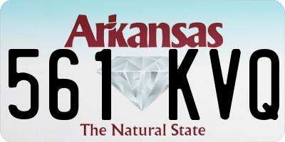 AR license plate 561KVQ