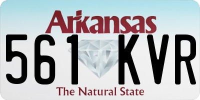 AR license plate 561KVR